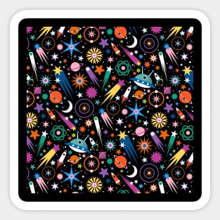 Truntless Galaxy Pattern Sticker